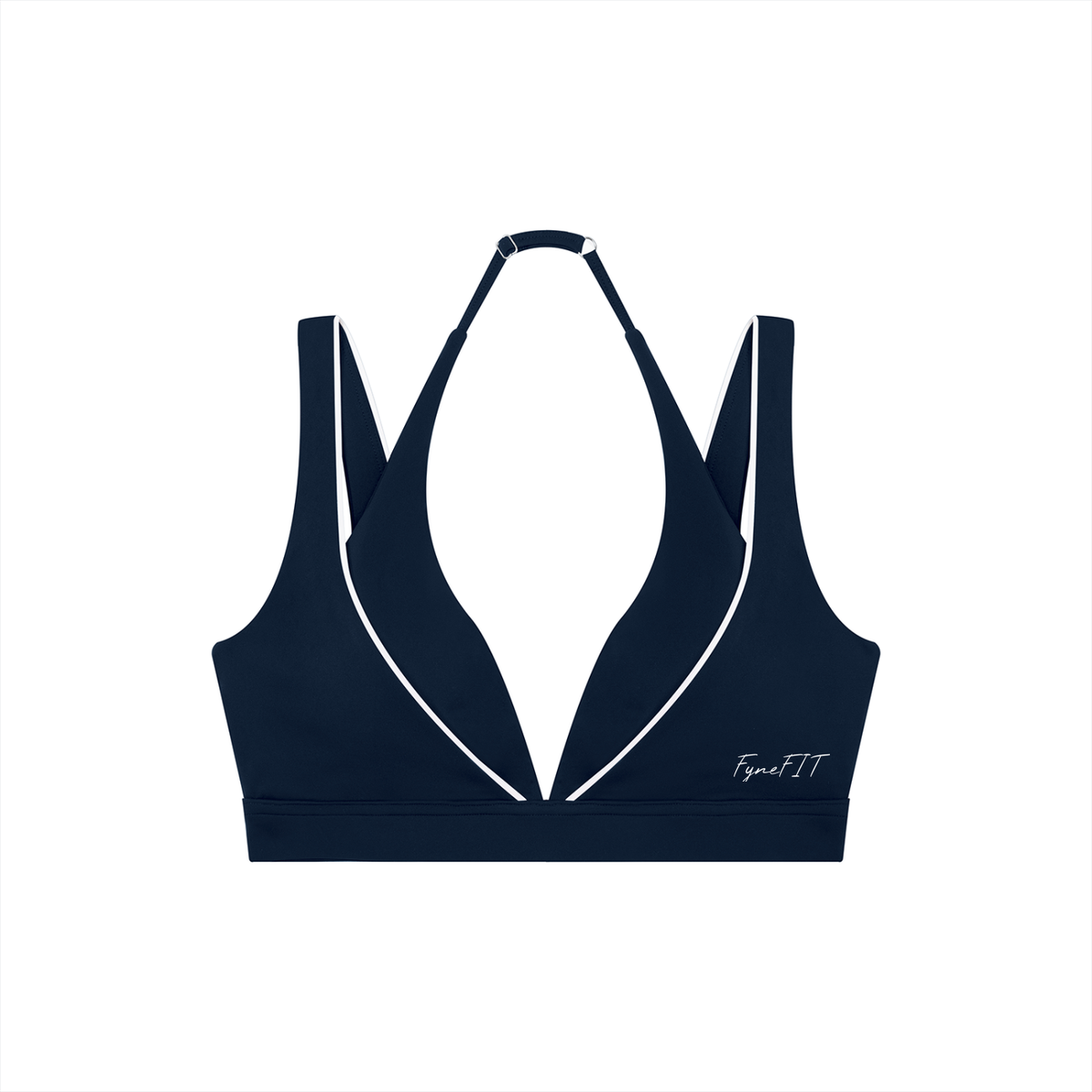 Double Take Halter Neck Yoga Sports Bra