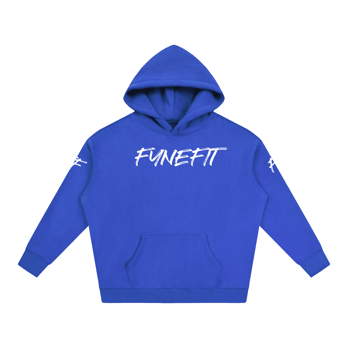 Oversize FyneFIT Built For Her Fleeced Hoodie in soft fabric, featuring a cozy hood and relaxed fit for comfortable casual wear.