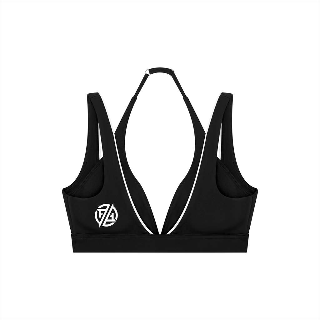 Double Take Halter Neck Yoga Sports Bra