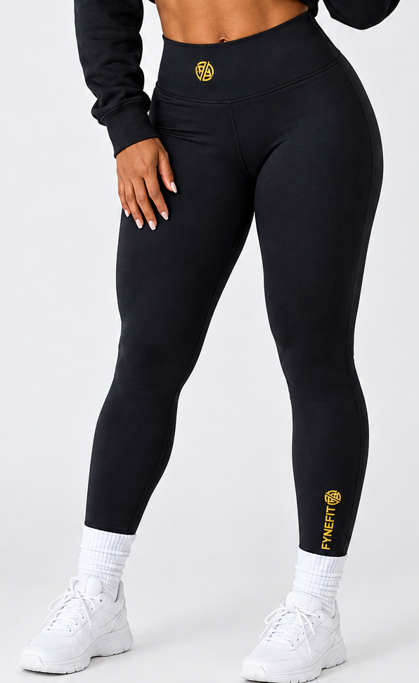 Women's High Waisted Ankle Leggings – Logo Waistband