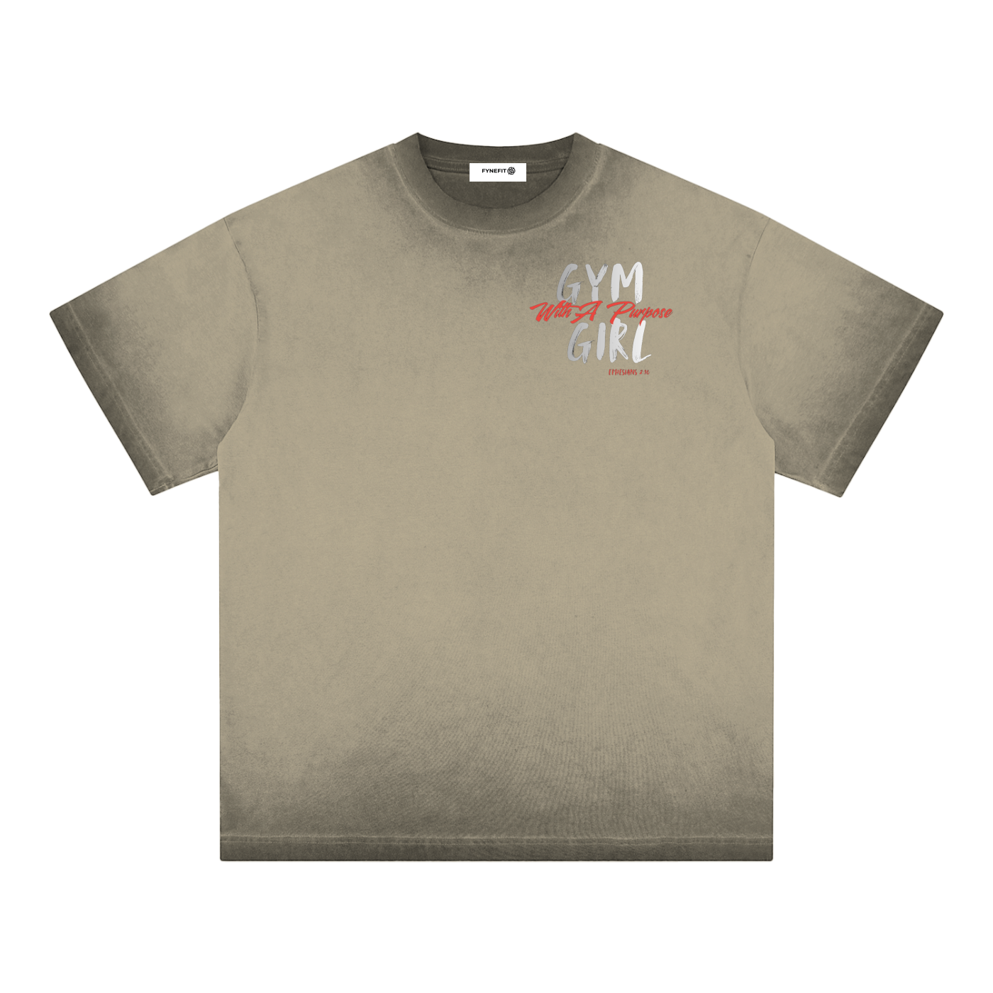 Reverse Dyed Loose Cotton T-Shirt