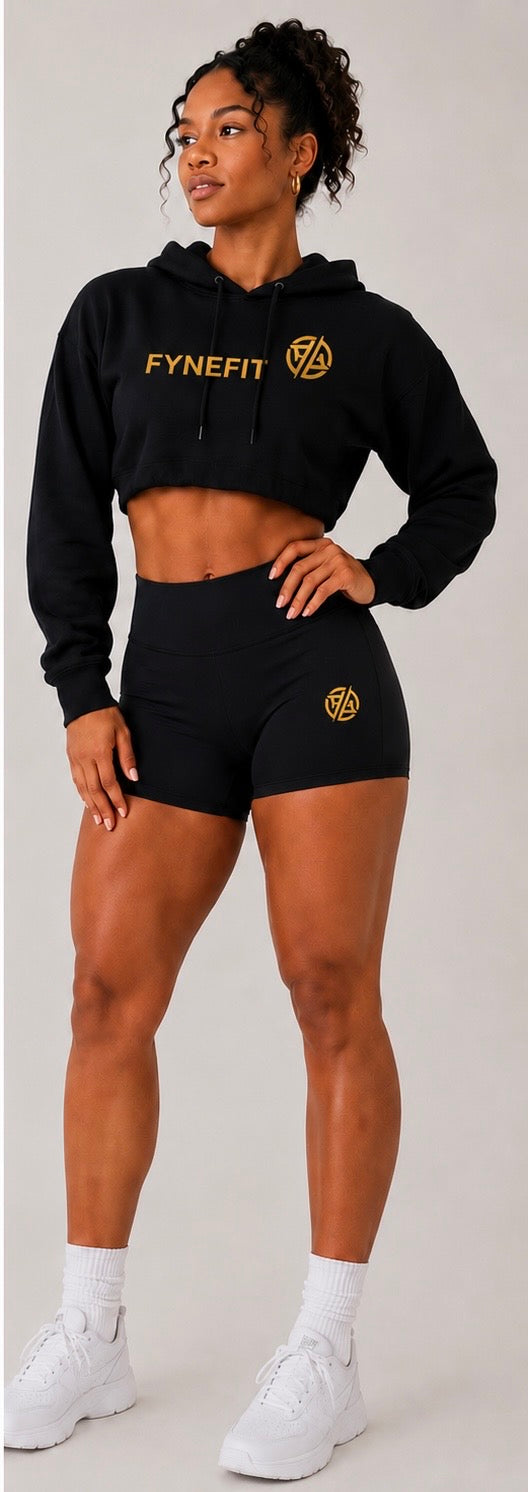 High-Waisted Blend Biker Shorts