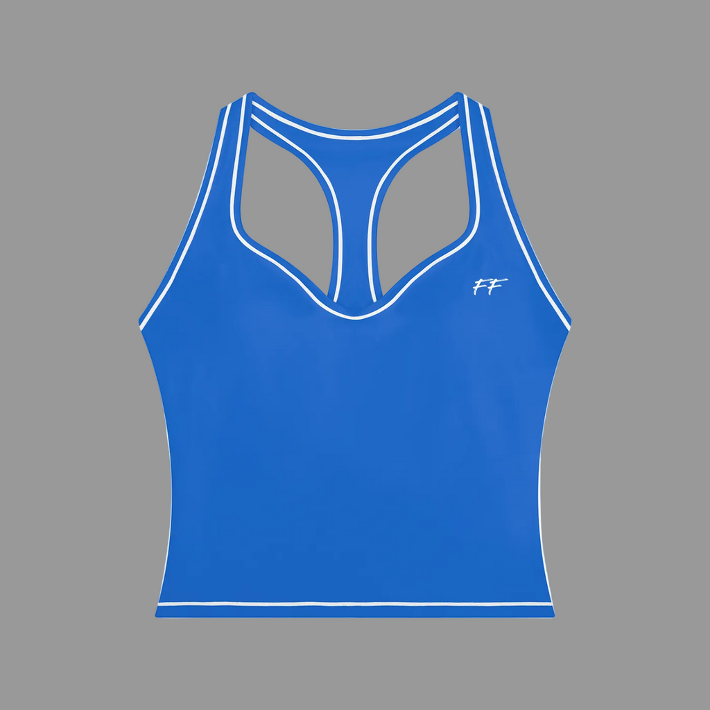 Double Take Topstitching Yoga Tank Top