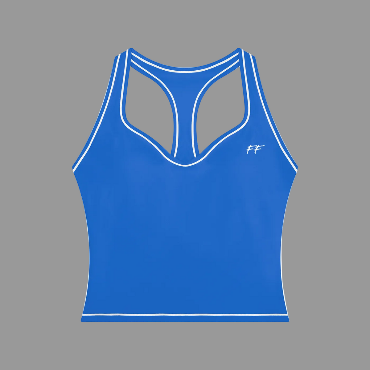 Double Take Topstitching Yoga Tank Top