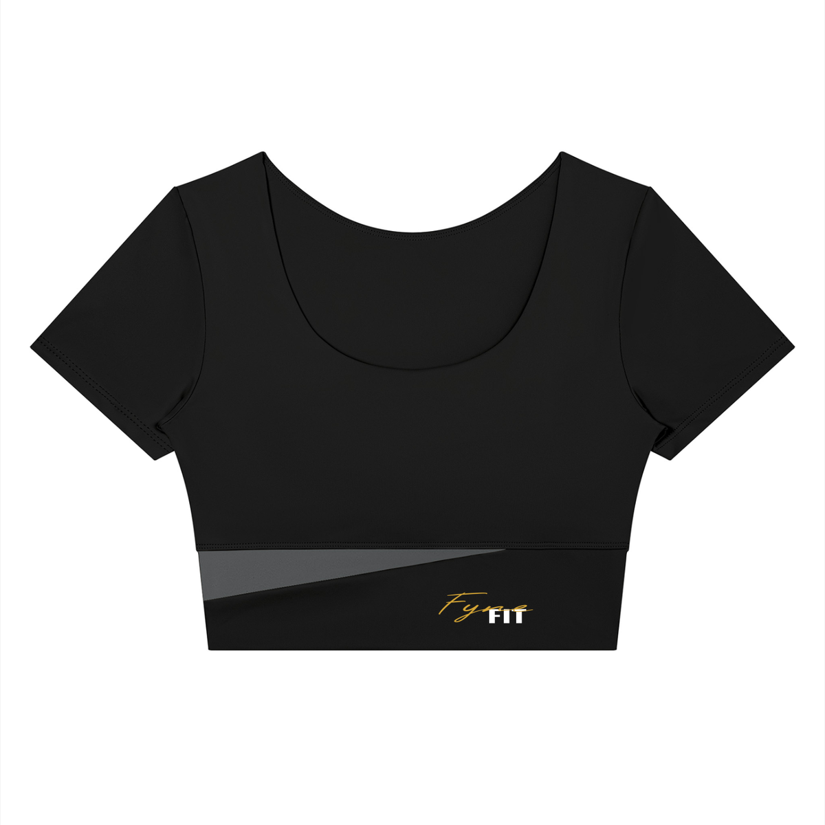 FyneLine Crop Yoga T-Shirt