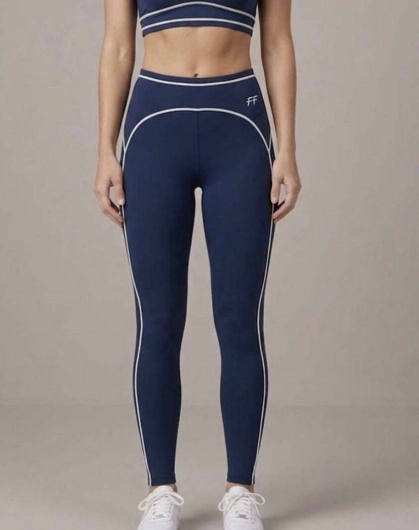 Double Take High Rise Topstitching Leggings