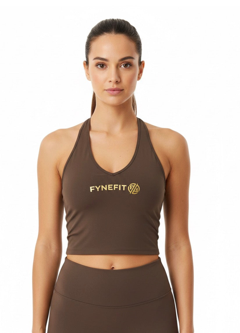 Women’s Halter V-Neck Yoga Tank Top