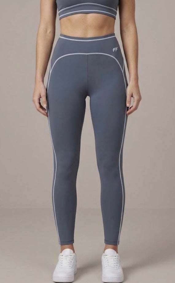 Double Take High Rise Topstitching Leggings