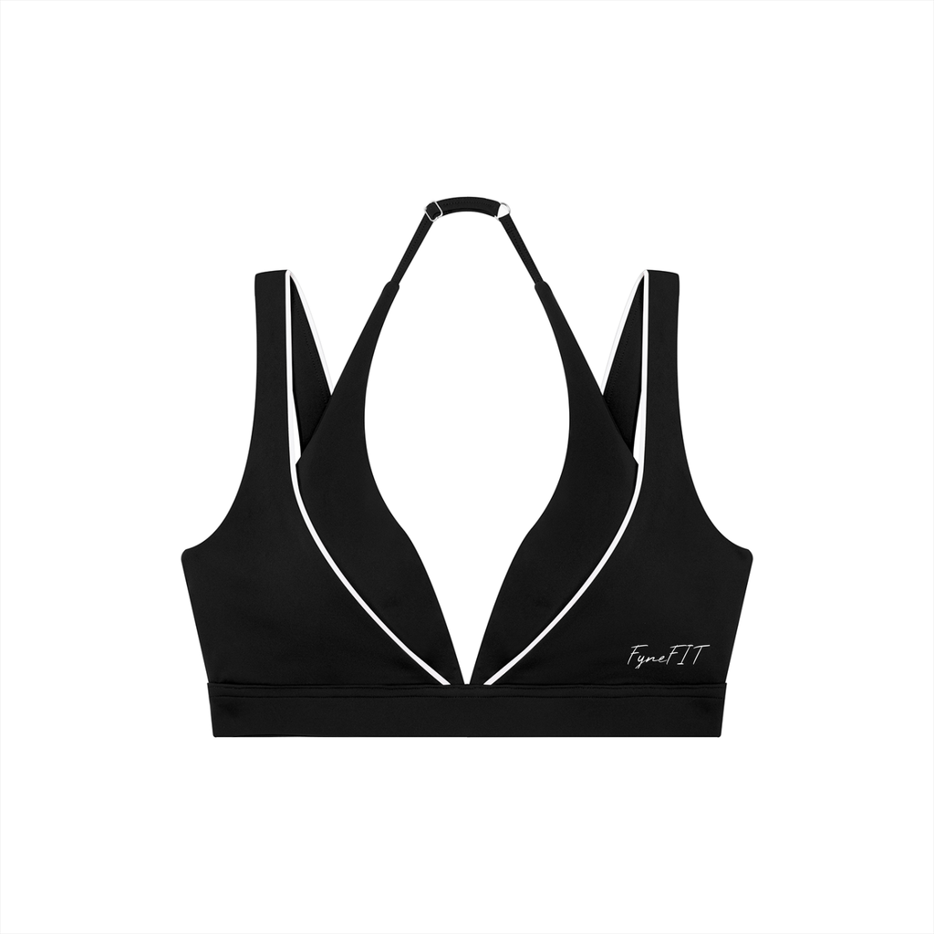 Double Take Halter Neck Yoga Sports Bra