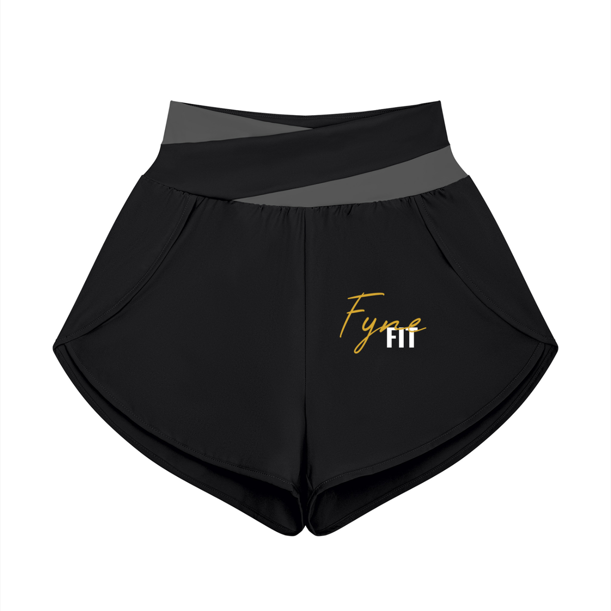 FyneLine Yoga Panelled Shorts
