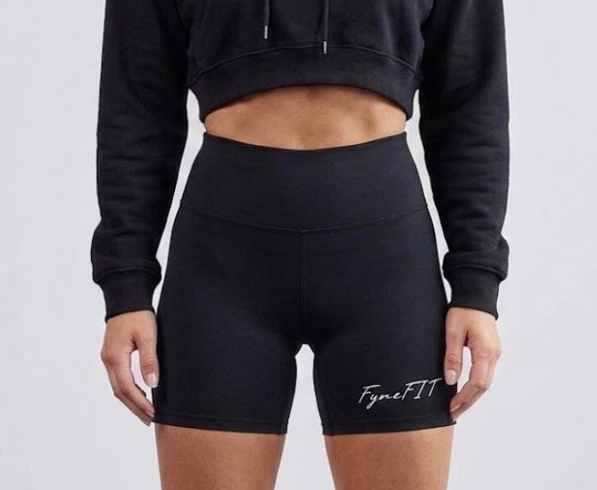 High-Waisted Blend Biker Shorts