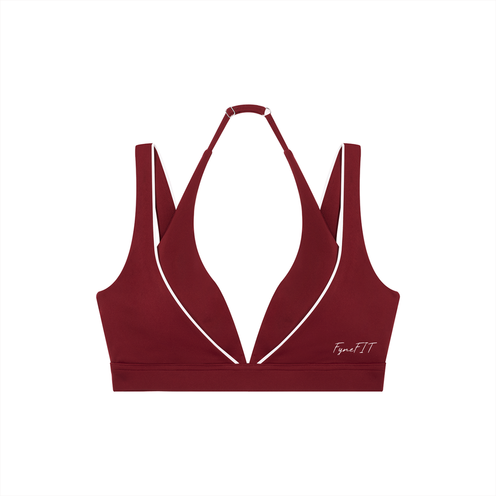 Double Take Halter Neck Yoga Sports Bra